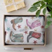 Western Cowboy Stiefel Seidenpapier (Geschenk)