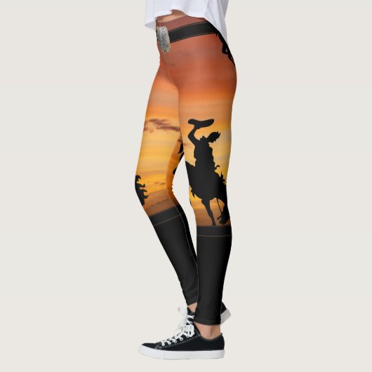Western-Cowboy-sträubender Leggings (Links)