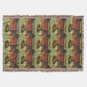 Western Cowboy Throw Blanket Decke