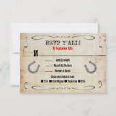 Western Cowboy-UAWG Einsteckkarte einfügen Einladung (Vorderseite)