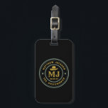 Western Cowboy Vintag Monogram Trauzeuge Trauzeuge Gepäckanhänger<br><div class="desc">Personalisierte Geschenke für Trauzeugen und Trauzeuge mit Western Cowboy Thema. Dekoriert mit Cowboyhut mit Vintagem Western Schriftart. Text und Farbe können mit dem Design-Tool bearbeitet werden,  um Ihren Bedürfnissen gerecht zu werden. Holen Sie sich dieses individuelles Geschenk für Hochzeiten,  Bachelor-Party,  Verlobungsfeier oder andere besondere Anlässe.</div>