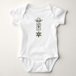 Western Cowboy Vintage Baby Strampler