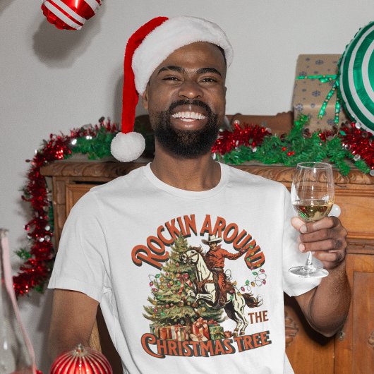 Western Cowboy Weihnachten T-Shirt