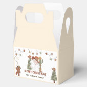 Western Cowboy Weihnachts-Party Geschenkschachtel (Geöffnet)