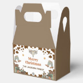 Western Cowboy Weihnachts-Party Geschenkschachtel (Geöffnet)