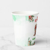 Western Cowboy Weihnachts-Party Pappbecher (Rechts)