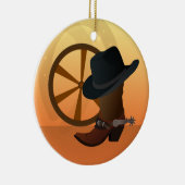 Western Cowboy Weihnachtsschmuck (Rechts)
