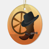 Western Cowboy Weihnachtsschmuck (Links)