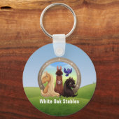 Western Cowboy-Werbeaktion Schlüsselanhänger (Rückseite)