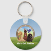 Western Cowboy-Werbeaktion Schlüsselanhänger (Rückseite)