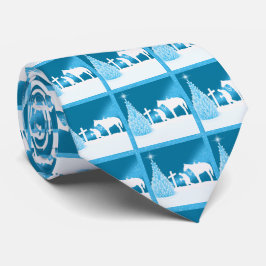 Western Cowboy Winterschneeszene beten Krawatte