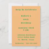 Western Cowboys Grillen nach Maß Einladung (Rückseite)