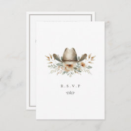 Western Cowboyspeisen UAWG RSVP Karte