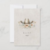 Western Cowboyspeisen UAWG RSVP Karte (Vorderseite)