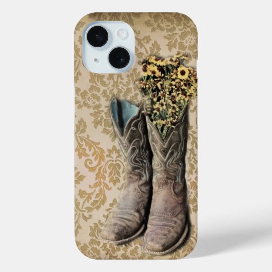 Western-Cowboystiefel Case-Mate iPhone Hülle (Rückseite)