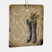 Western-Cowboystiefel Keramikornament (Rechts)