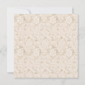 Western Cowgirl and Lace Cowboy Boots Baby Shower Einladung (Rückseite)