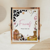 Western Cowgirl Baby Shower Favoriten Poster
