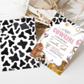 Western Cowgirl Babydusche Einladung