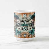 Western Cowgirl Blumenmuster individuell angepasst Kaffeetasse (Mittel)