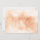 Western Cowgirl Blumenstiefel Brautparty Einladung (Rückseite)