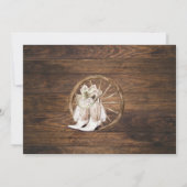 Western Cowgirl Brautparty Country Chic Hochzeit Einladung (Rückseite)