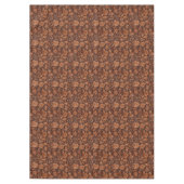 Western Cowgirl Brown Blume Tischdecke (Vorderseite)