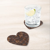 Western Cowgirl Brown Blume Untersetzer (Vor Ort)