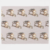 Western Cowgirl Cowboy Horses Fleecedecke (Vorderseite (Horizontal))