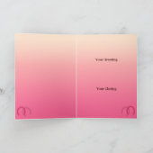 Western Cowgirl Custom Grußkarte Karte (Innenseite)