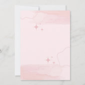 Western-Cowgirl-Erstkommune satteln Einladung (Rückseite)