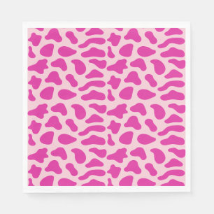 Western Cowgirl First Rodeo Pink Girls Geburtstag Serviette