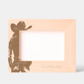 Western Cowgirl Geätzte Rahmen (Vorderseite)