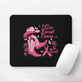 Western Cowgirl geben Brustkrebs die Boot Awaren Mousepad (Mit Mouse)