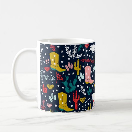 Western Cowgirl Kaffee Tasse (Links)