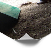 Western Cowgirl mit Chaps und Rope Art Poster (Ecke)