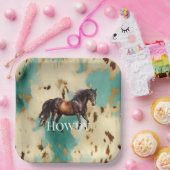 Western Cowgirl Pappteller (Party)