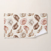 Western Cowgirl Pink Brown Hats Badhandtuch Set (Handtuch)