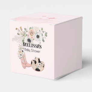 Western Cowgirl Pink Stiefel Hats Custom Geschenkschachtel