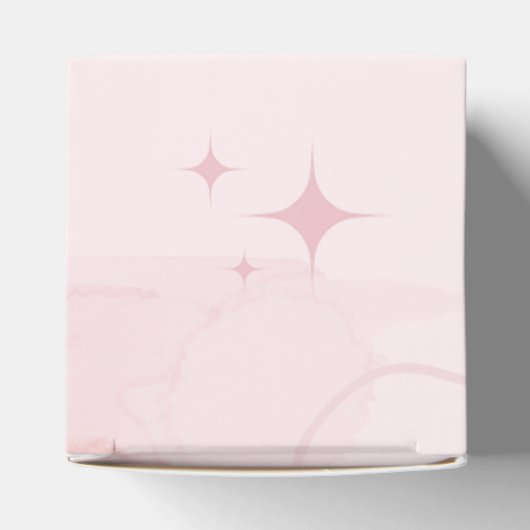 Western Cowgirl Pink Stiefel Hats Custom Geschenkschachtel (Oben)