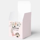 Western Cowgirl Pink Stiefel Hats Custom Geschenkschachtel (Geöffnet)