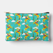 Western Cowgirl Retro Gemustert Zubehörtasche (Vorderseite)