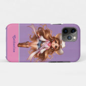 Western Cowgirl Rodeo Princess 1 Personalisiert Case-Mate iPhone Hülle (Rückseite (Horizontal))
