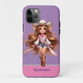 Western Cowgirl Rodeo Princess 1 Personalisiert Case-Mate iPhone Hülle