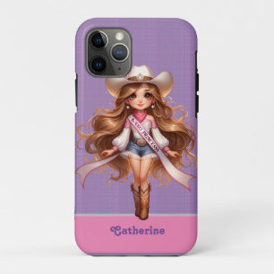 Western Cowgirl Rodeo Princess 1 Personalisiert Case-Mate iPhone Hülle