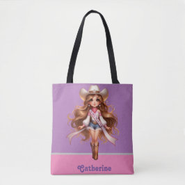 Western Cowgirl Rodeo Princess 1 Personalisiert Tasche