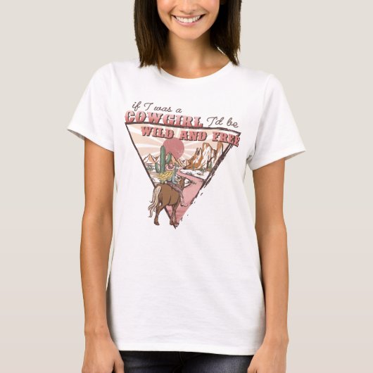 Western Cowgirl T-Shirt (Vorderseite)