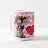 Western Cowgirl Valentine  Kaffeetasse (Vorderseite Links)