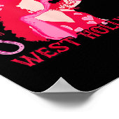 Western Cowgirl Viel Glück Babe Dancing Disco Poster (Ecke)