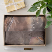 Western Cowgirl Watercolor Decoupage Seidenpapier (Geschenk)